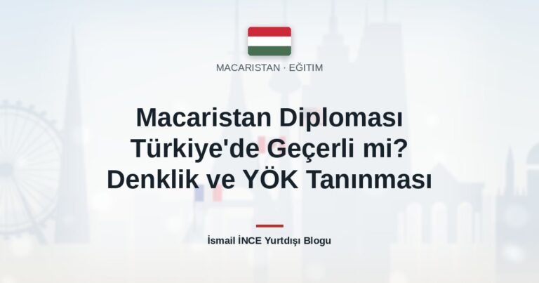 Macaristan Diploması Türkiye’de Geçerli mi? Denklik ve YÖK Tanınması